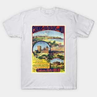 Saison d'hiver 1895/96 France Vintage Poster T-Shirt